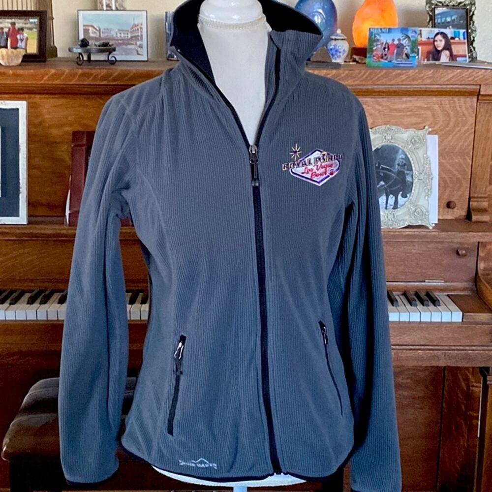 Eddie Bauer Las Vegas Bowl Corduroy Zip Jacket Size M